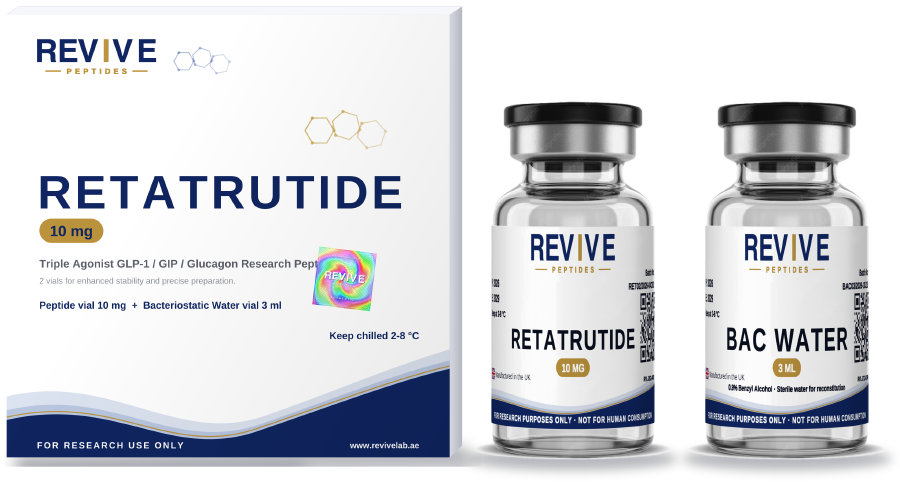 Retatrutide Pack 10 mg research peptide vial UK