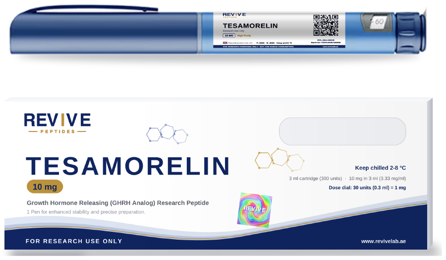 Tesamorelin Pen 10 mg research peptide vial UK